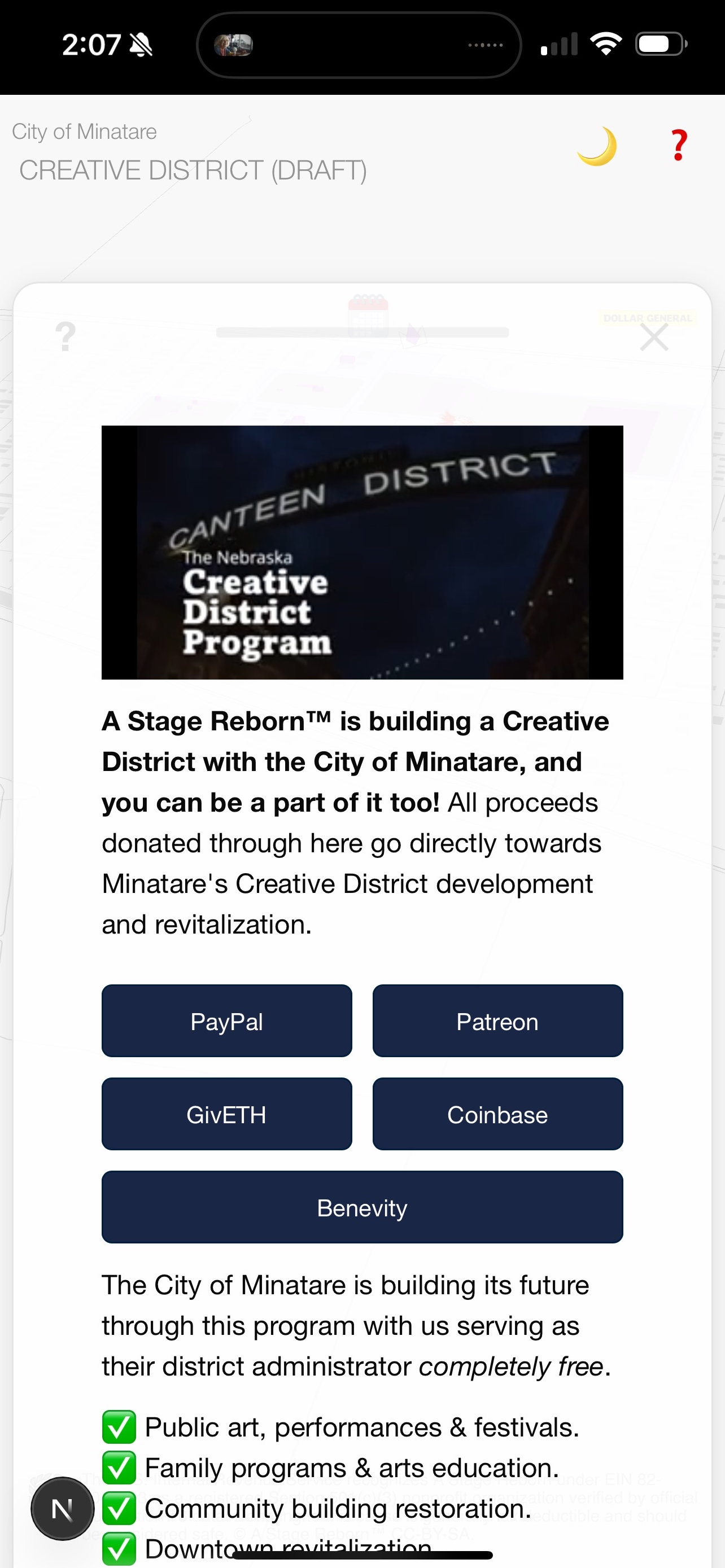 A Stage Reborn™ - Farcaster Mini Apps screenshot